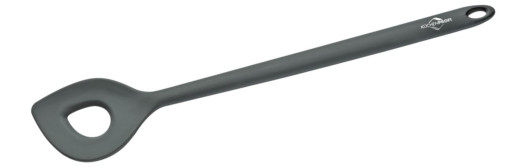 1410602400_TREND šedá silikonová lžíce s otvorem Kuchenprofi (1)